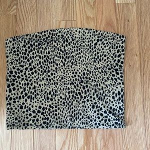 chettah print brandy tube top